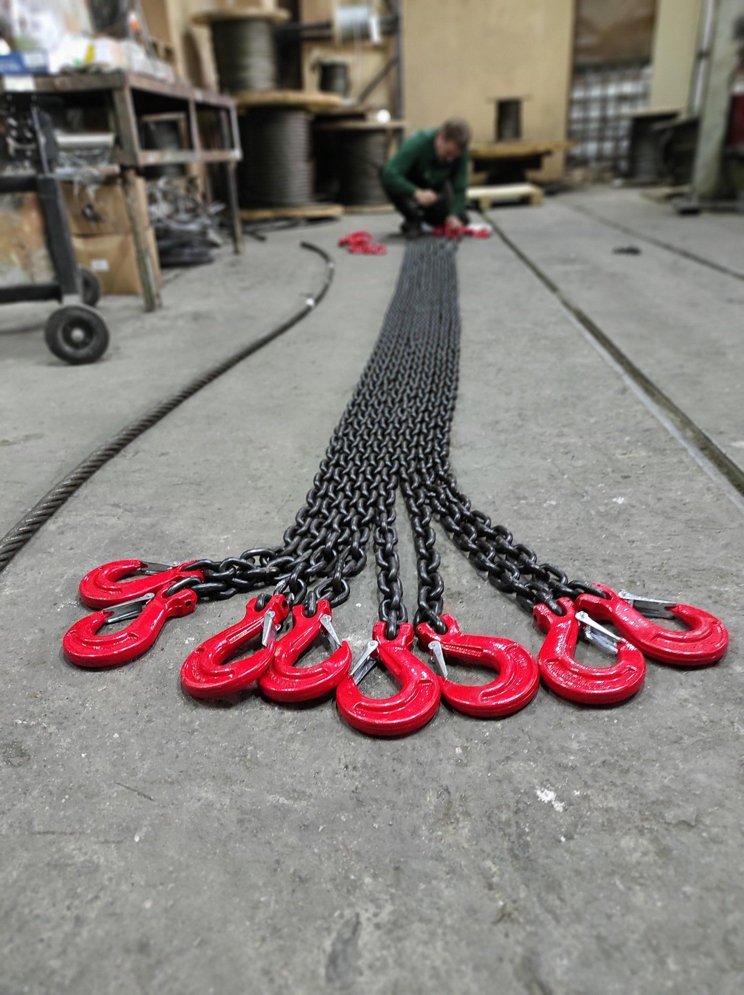 Производство цепных стропов